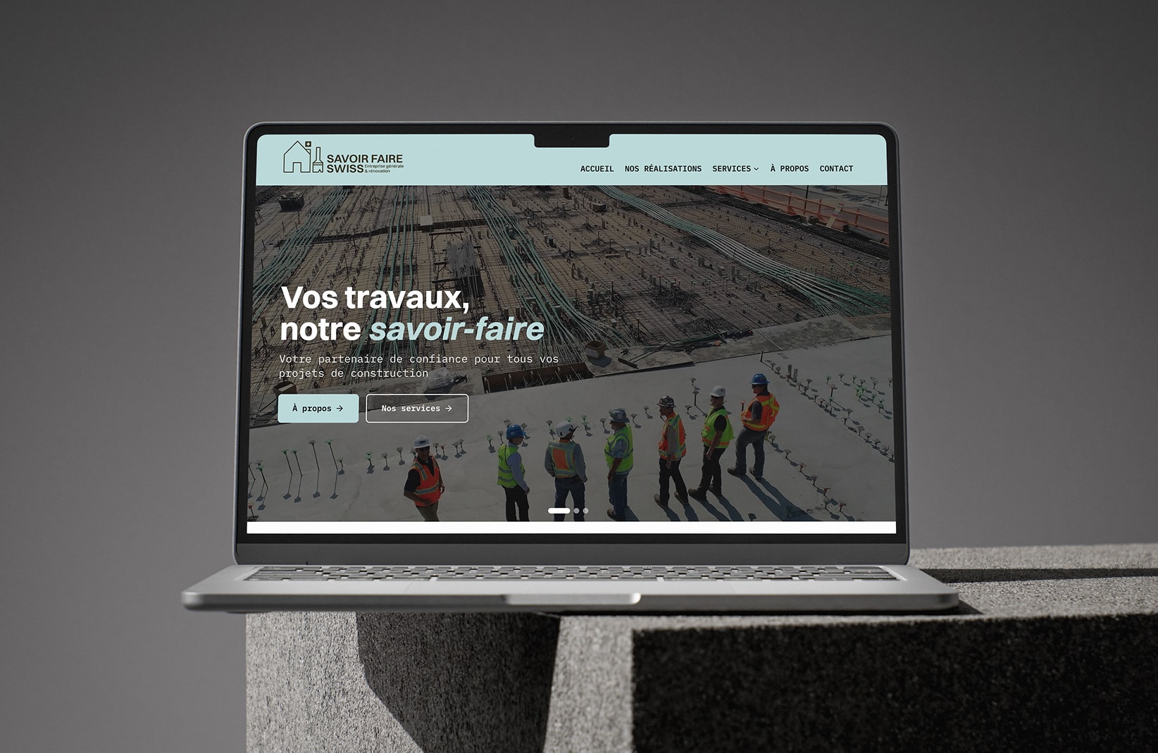 Capture du projet Savoirfaireswiss