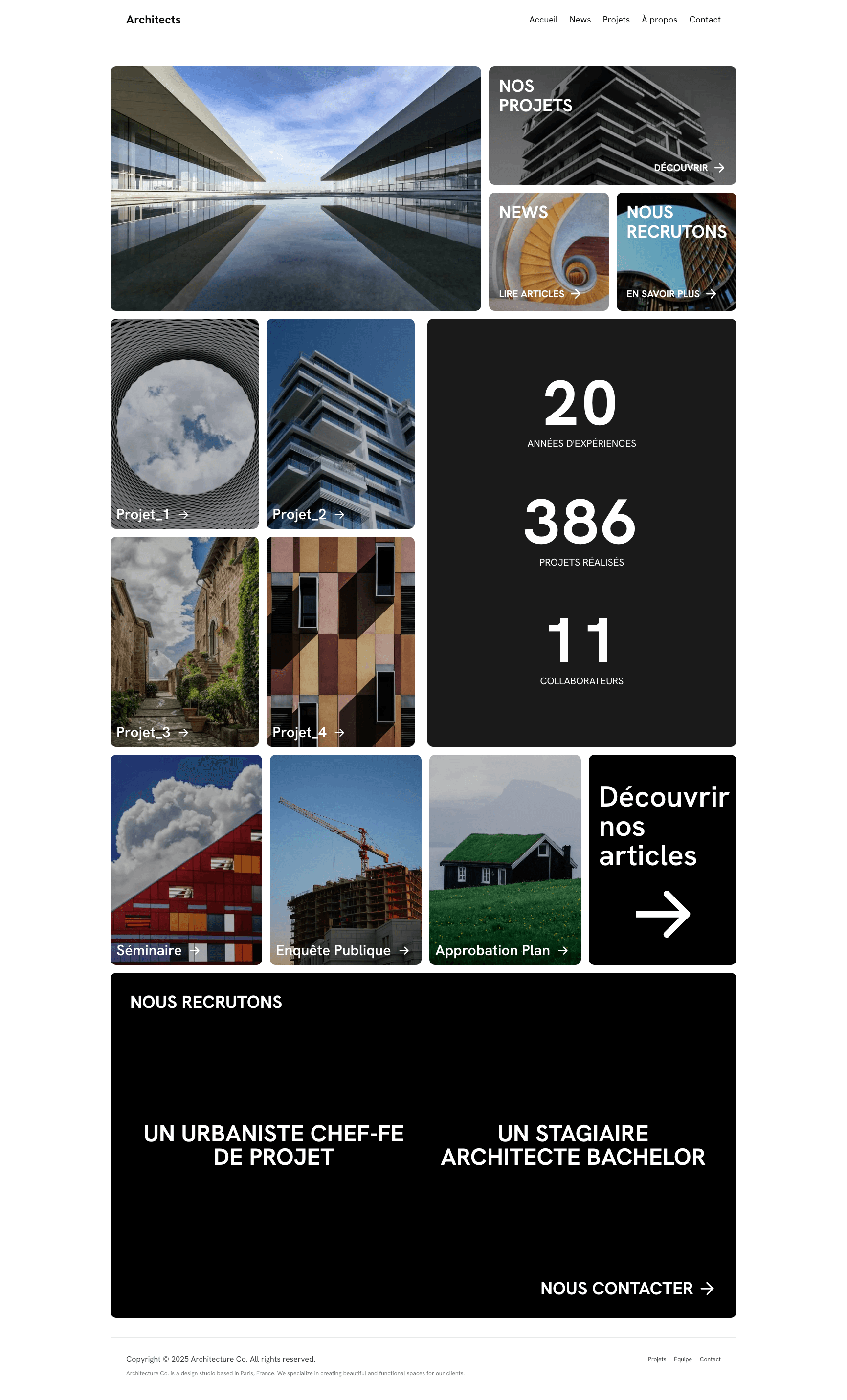 Capture 1 du projet Architecture SA